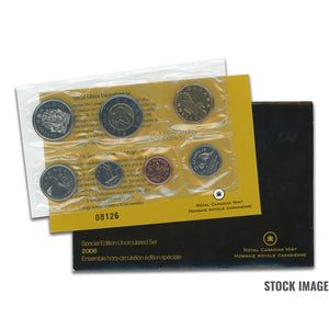 Canada 2006 Special Edition 7-Coin PL Proof-Like Mint Coin Set - Envelope + COA