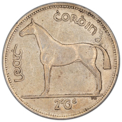 SOLD Ireland 1939 Half Crown Silver Coin KM #16