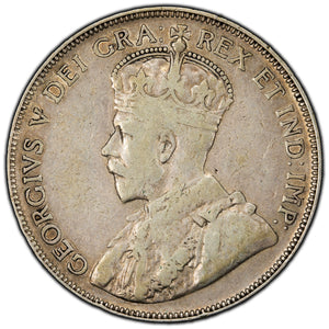 SOLD Canada 1934 50 Cents Half Dollar Silver Coin - Fine