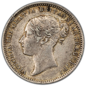 SOLD Great Britain 1872 6d Sixpence Silver Coin - Scarce Date