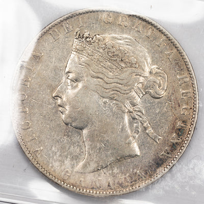 SOLD Canada 1892 Obverse 4 50 Cents Half Dollar Silver Coin - ICCS VF-20