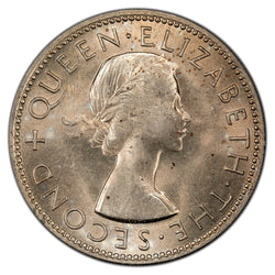 New Zealand 1953 Florin Coin