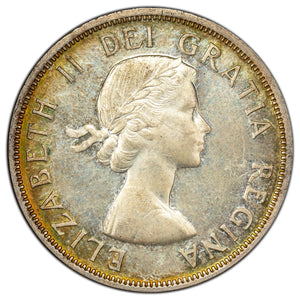 SOLD Canada 1956 $1 Silver Dollar Coin - Almost Uncirculated