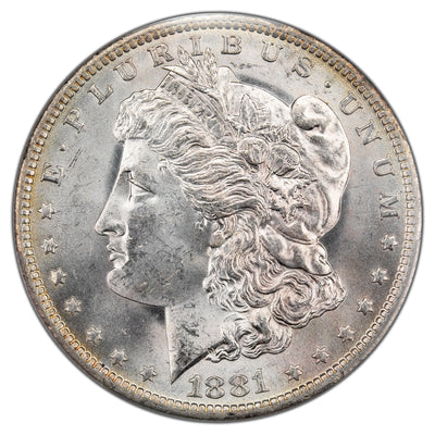 SOLD United States 1881-O $1 Morgan Silver Dollar Coin - PCGS MS-63