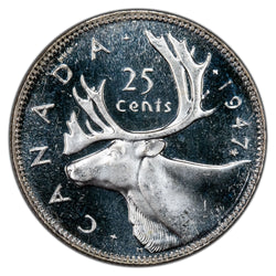 SOLD Canada 1947 Maple Leaf 25 Cents Quarter Silver Coin - Choice Uncirculated