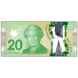 $20 2012 Bank of Canada Note FZK Prefix Lower Serial #590 BC-71b - AU