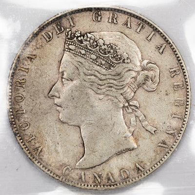SOLD Canada 1888 Obverse 2 50 Cents Half Dollar Silver Coin - ICCS VF-20