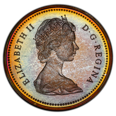 Canada 1971 BC Commemorative Silver Coin $1 Silver Dollar Coin - Nice Colour!