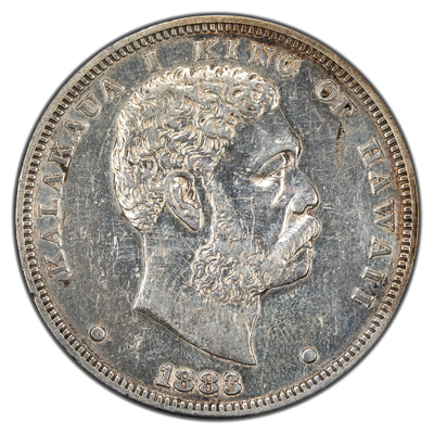 United States 1883 Kingdom of Hawaii $1 Silver Dollar Coin - Cleaned