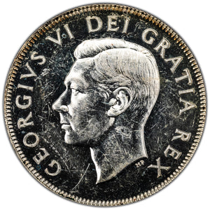 SOLD Canada 1949 50 Cents Half Dollar Silver Coin