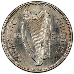 Ireland 1934 6d Sixpence Coin - Almost Uncirculated +