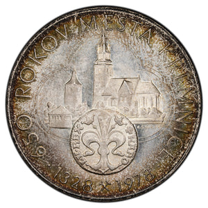 SOLD 1328-1978 Kremnice City Anniversary Silver Medal 38mm