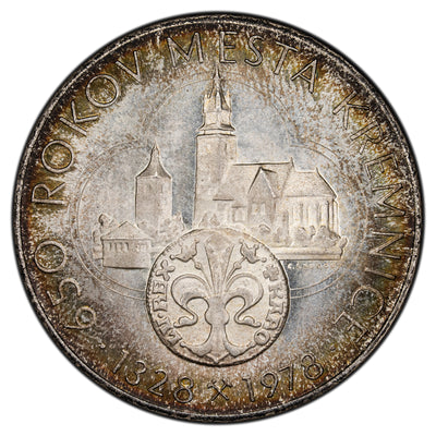1328-1978 Kremnice City Anniversary Silver Medal 38mm
