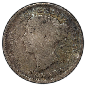SOLD Canada 1888 10 Cents Dime Silver Coin - Filler