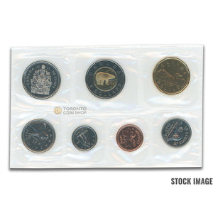 Canada 2007 Curved '7' 7-Coin PL Proof-Like Mint Coin Set - Plastic Only
