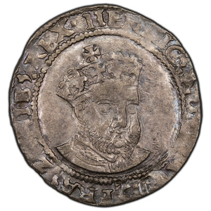 Ireland 1547-1553 Edward VI Posthumous Henry VIII 6 Pence Dublin Issue