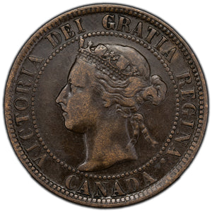 SOLD Canada 1894 1 Large Cent Coin - F/VF