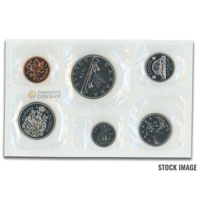 Canada 1972 6-Coin PL Proof-Like Mint Coin Set - Plastic Only