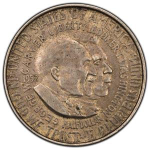 SOLD United States 1952 Booker T. Washington 50 Cents Half Dollar Silver Coin