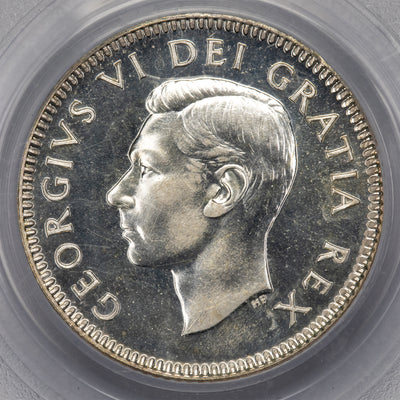 SOLD Canada 1948 10 Cents Dime Silver Coin - PCGS Specimen SP-66