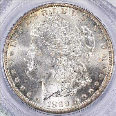 SOLD United States 1899-O $1 Morgan Dollar Silver Coin - PCGS MS-64 OGH Rattler
