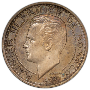 SOLD Monaco 1950 100 Francs Coin KM #133