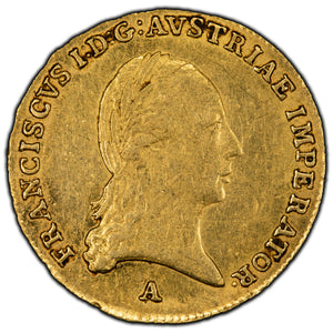 SOLD Austria 1811-A 1 One Ducat Gold Coin