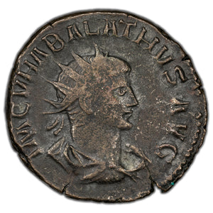 SOLD Ancient Rome Imperial AD 272 Vabalsthus Antoninianus RIC 3 - Ex CNG