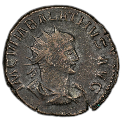 SOLD Ancient Rome Imperial AD 272 Vabalsthus Antoninianus RIC 3 - Ex CNG