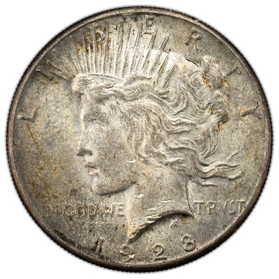 United States 1928 $1 Peace Dollar Silver Coin - Key Date!