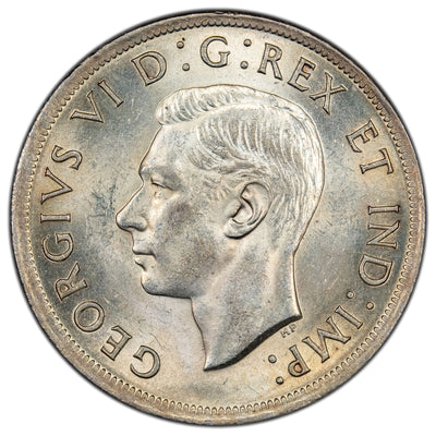 Canada 1937 $1 Silver Dollar Coin - Choice Uncirculated