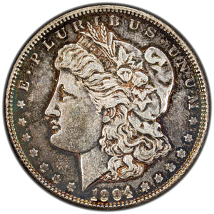 SOLD United States 1904 $1 Morgan Silver Dollar - Old Cleaning