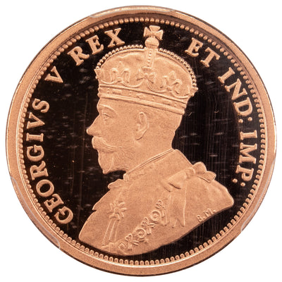 SOLD Canada 1911-2011 George V Centennial 1c One Cent Proof Coin - PR70 RD DCAM