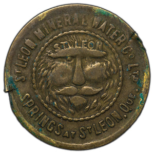 SOLD Canada 1892 St Leon Mineral Water Token Br. 619 - Damaged