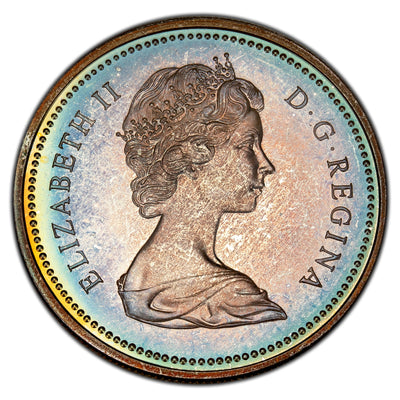 Canada 1971 BC Commemorative Silver Coin $1 Silver Dollar Coin - Nice Colour!