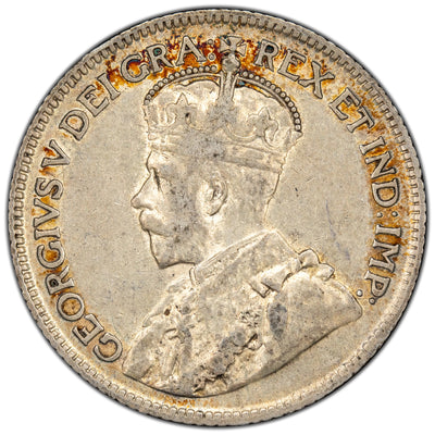 Canada 1936 25 Cents Quarter Silver Coin - Very Fine