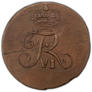 Norway 1810 2 Skilling Courant Coin KM #280 - Nice Example