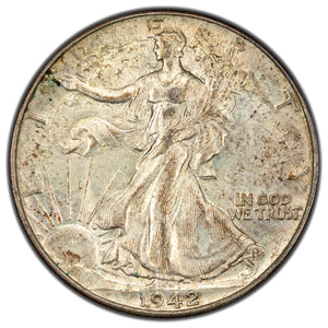 SOLD United States 1942 50 Cents Walking Liberty Half Dollar Silver Coin