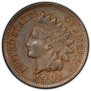 SOLD United States 1901 Indian Head One Cent Coin