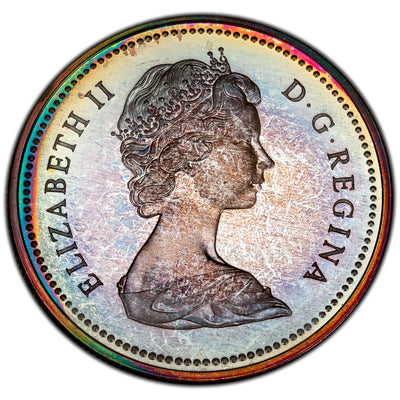 Canada 1971 BC Commemorative Silver Coin $1 Silver Dollar Coin - Nice Colour!