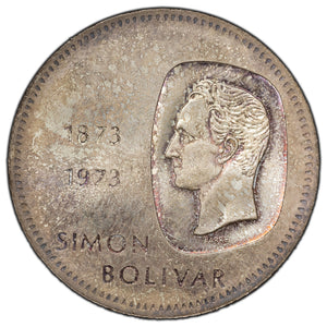 SOLD Venezuela 1973 10 Bolivares Silver Coin - Nice Original Patina