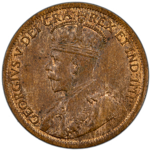 SOLD Canada 1916 1 Large Cent Coin - AU-50