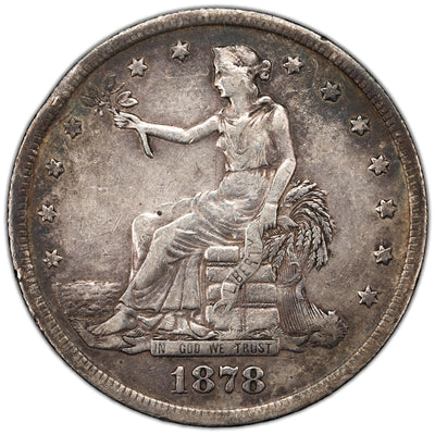 United States 1878-S $1 Trade Dollar Silver Coin