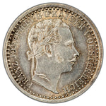 Austria 1859 A 5 Kreuzer Silver Coin