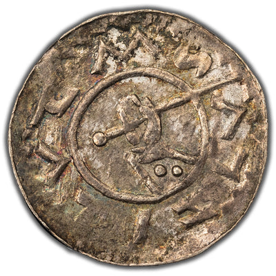 Bohemia Wratislaus II 1061-1092 Denar SIlver Coin CACH #353