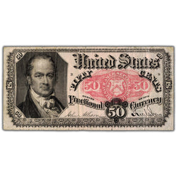 United States 1875 50 Fifty Cents Fractional Note