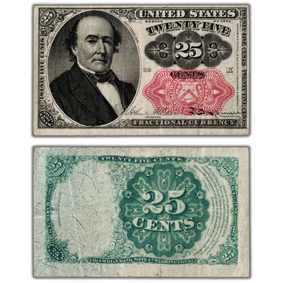 United States 1874 25 Cents Fractional Note