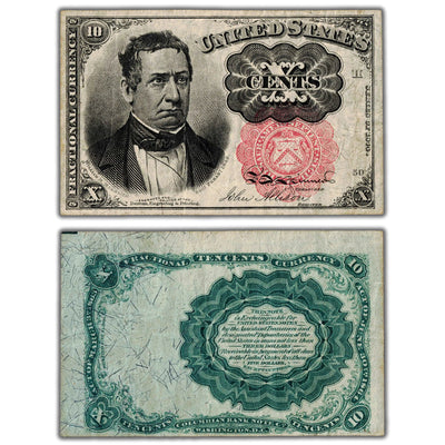 United States 1874 10 Ten Cents Fractional Note