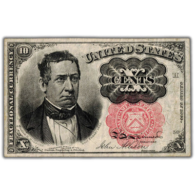 United States 1874 10 Ten Cents Fractional Note