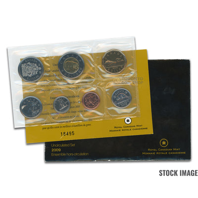 Canada 2009 7-Coin PL Proof-Like Mint Coin Set - Envelope + COA
